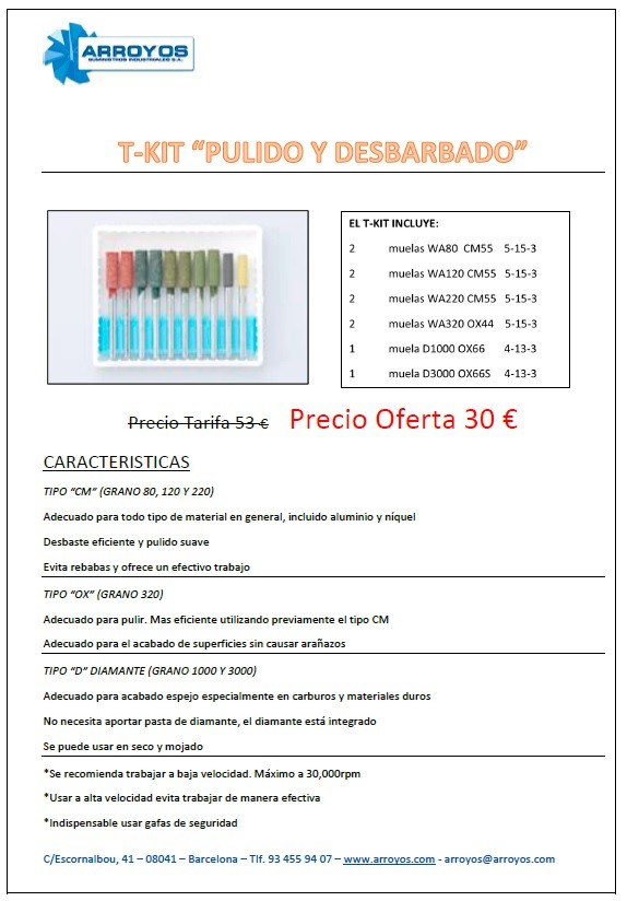 KIT Pulido y Desbarbado - hasta 30/04/26